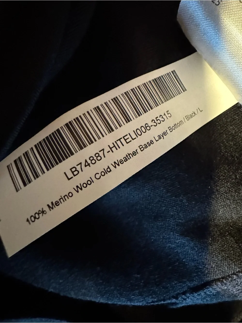 Quince 100% Merino Wool Cold Weather Base Layer Bottom